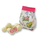 プチギフト 六花亭 ストロベリー (いちご) チョコホワイト 袋入 60g 六花亭袋付｜お中元 ギフト チョコ かわいい お菓子 誕生日 プレゼント 挨拶 退職 お礼 結婚式 500円以下 300円台 卒業 卒園 入学式 幼稚園 小学校