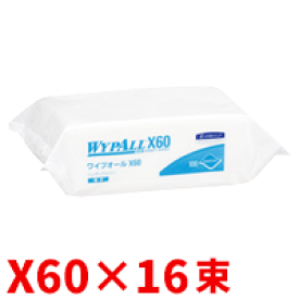 薄手タイプワイプオールX60ハンディワイパー×16束ティッシュの様に使える不織布ウエス