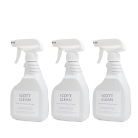 色々な場所に置いておける原液入400ml×3本合計1．2L除菌消臭剤スコットクリーン3本セット安心安全なのにとっても強力です
