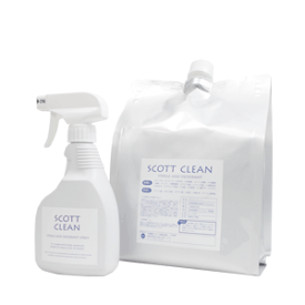 5倍濃縮の除菌消臭剤スコットクリーンたっぷり3．4Lセットすぐ使える400mlスプレーボトル付