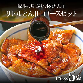 【マラソン期間中ポイント5倍】 北海道 食品 通販 豚丼の具 ぶた丼のとん田 リトルとん田ロースセット 120g×5袋 送料無料 バナナマン せっかくグルメ 豚丼の具 帯広 肉 ソーシャルギフト 御祝 有名店 ご飯のおかず 同梱不可