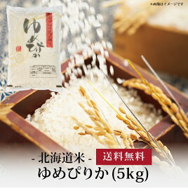 【ポイント5倍】[ 北海道米 ゆめぴりか5kg ]お取り寄せ 送料無料 内祝い 出産内祝い 新築内祝い 快気祝い ギフト 贈り物