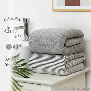 【送料無料】バスタオル マイクロファイバー 大判 大きめ タオル 厚手 ボーダー柄 しま 吸水速乾 ふわふわ 小さめ ミニバスタオル 驚きのやわらかさ 吸水バスタオル