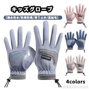 【送料無料】スキーグローブ 子供 防寒手袋 キッズ スノー手袋 子ども 男の子 女の子 自転車グローブ 冬 撥水防水 防寒 防風 滑り止め 裏起毛 スノーボード 遊び スキー