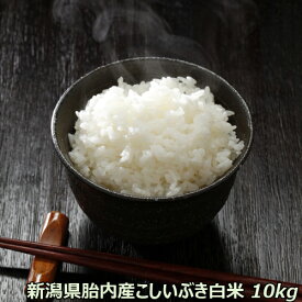 令和5年産 新米 新潟産こしいぶき 10kg 白米 【精米済】 【送料込み】 食味Aランク 栽培期間中の化学農薬はほぼ不使用　農薬節減（7割減） 有機肥料栽培米 一等級　送料無料