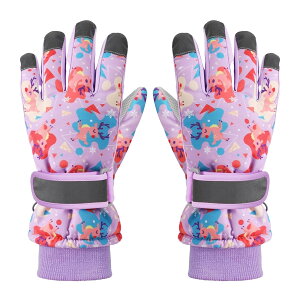 【送料無料☆レビュー特典】スキーグローブ キッズグローブ キッズ用 スノーグローブ 子供用 ジュニア スキー手袋 5本指タイプ 防水防寒 滑り止め 暖かい 雪遊び/雪かき/アウトドア/ウイン