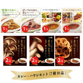 カレー・ハヤシセット(7種10品) ( ホクト アーデン レトルト 食品 詰め合わせ 詰め合せ お礼 お返し 贈答 お祝い 内祝い きのこカレー エリンギカレー 舞茸 霜降りひらたけ レトルトカレー お歳暮 お中元 ギフト セット プレゼント )