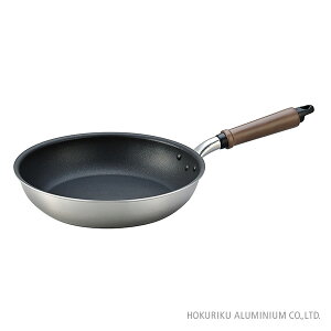 【10%OFF】プラテアードEM フライパン26cm フライパン ih IH IH対応 日本製 北陸アルミ テフロン プラチナ加工 ふっ素樹脂 お手入れ簡単 アルミ ステンレス