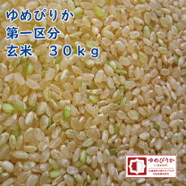 楽天市場】ゆめぴりか 玄米 30kg（食品）の通販