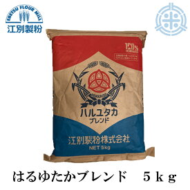 強力粉 送料無料 北海道産 小麦粉 はるゆたかブレンド 5kg パン用強力粉 ハルユタカ小麦 国産 江別製粉