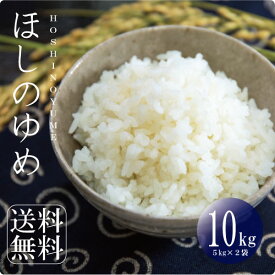 北海道産ほしのゆめ 10kg（5kg×2）令和5年産 北海道米 送料無料 送料込み 白米 米 お米 えぶりでぃろーぷライス！セール
