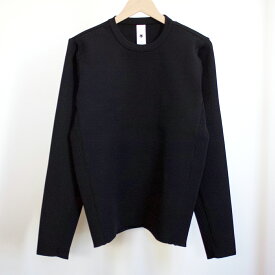 DESCENTEとALWELオルウエル プルオーバーセーターKNIT PULL OVER DX-T0852AL BLACK