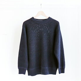 FilMelange フィルメランジェGENE Cotton Sweater Black Navyジーン ギマニット ブラックネイビー[Casual]
