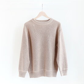 FilMelange フィルメランジェGENE Cotton Sweater Shade Beigeジーン ギマニット シェードベージュ [Casual]