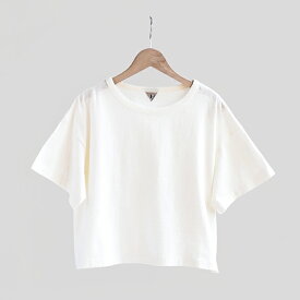 FilMelange フィルメランジェLENE crewneck wide T-shirt Whiteレーネ クルーネック ワイドTシャツ ホワイト [1002026] [Casual]