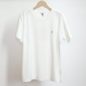 FilmelangeフィルメランジェVINCE T-shirt white/green ヴィンス ビンテージ天竺ハウスロゴTシャツ