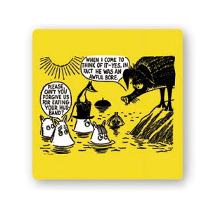 Moomin ���[�~�� Opto Design �I�v�g�f�U�C�� �ؐ��R�[�X�^�[ ( Moomin Awful Bore / 9×9cm ) �y�k���G�݁z