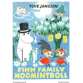 Moomin ムーミン ポスター ( Finn Family Moomintroll / 50 x 70 cm )【北欧雑貨】