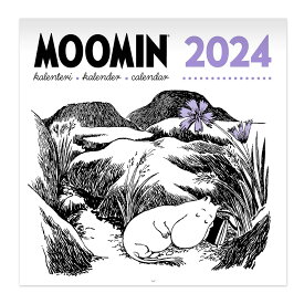 Moomin ムーミン Putinki プティンキ 壁掛けカレンダー 2024年 ( 30×30cm )【北欧雑貨】