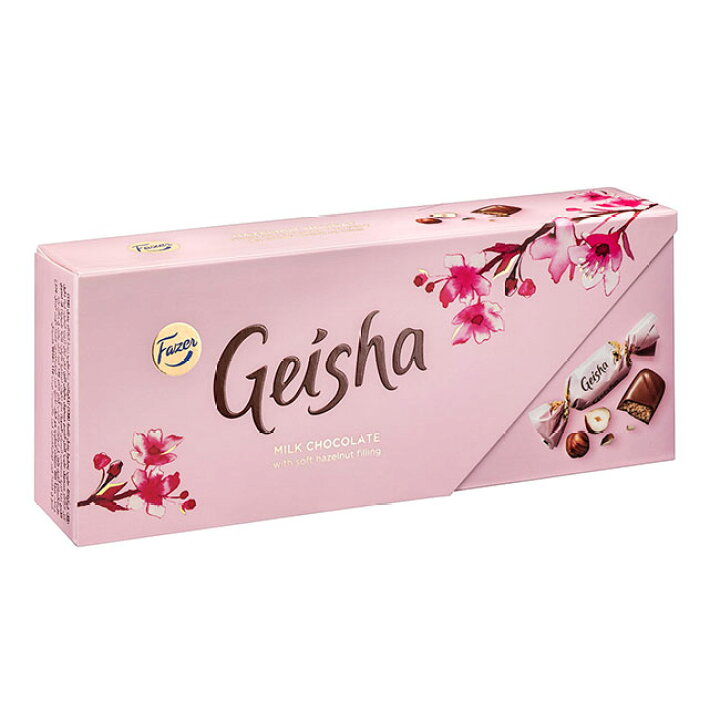 楽天市場 Fazer ファッツェル Geisha ゲイシャ ミルクチョコレート 箱入り 270g 北欧雑貨 北欧雑貨bypos 楽天市場店