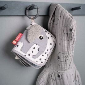 done by deer ダンバイディア 仕掛け知育絵本 アクティビティブック ( エルフィー / グレー )【北欧雑貨】