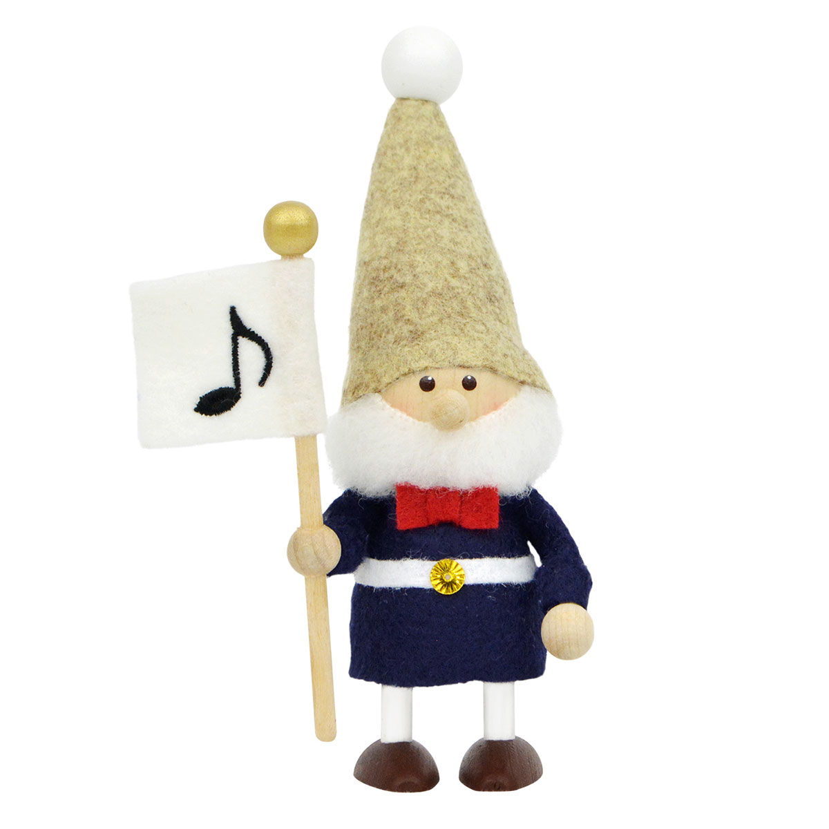 NORDIKA nisse ノルディカ ニッセ クリスマス 木製人形 旗を持ったサンタ   ハーモニー