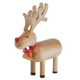 【正規品】【2022年】NORDIKA nisse ノルディカ ニッセ クリスマス 木製人形 ( トナカイ / ブラウン / ベル )【北欧雑貨】