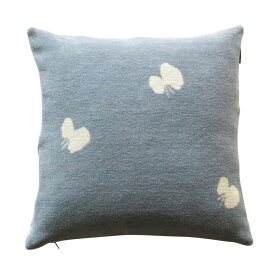 【送料無料】KLIPPAN クリッパン シュニールコットン クッションカバー CHOUCHO ( 45×45cm /ブルー )【北欧雑貨】