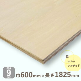 シナベニヤ準両面厚さ9mmx巾600mmx長さ1825mm 5.03kgベニヤ板 ベニア シナ合板 しな合板 DIY 工作材料 木材 ナチュラルウッド 天然木