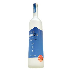 つるぎ蒸留所　白山クラフトジン　47度　500ml クラフトジン 国産 日本 石川県産素材 ボタニカル