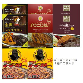 老舗金沢カレー詰め合わせ 計10食 【ゴーゴー4食（2箱）、アルバ2食、チャンカレ2食、キッチンユキ2食】 【2月のご奉仕品】 宅配80サイズ