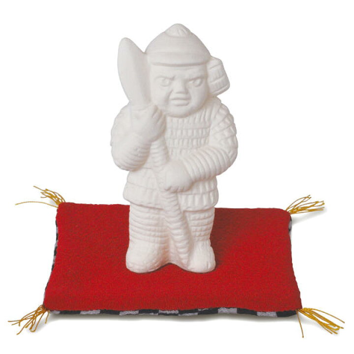 楽天市場】九谷焼 素焼き七福神 毘沙門天 [多機能置物] : 九谷陶芸  