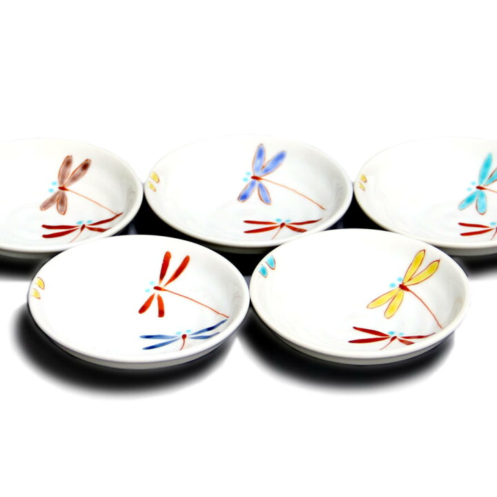 トンボ柄5枚セット 小皿 新品未使用品 新品 未使用 パスタ皿 虎 