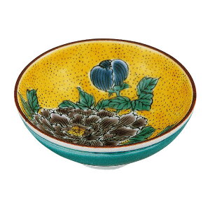 九谷焼 盃 吉田屋牡丹K9-1201