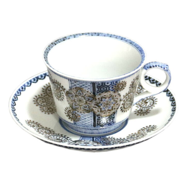 楽天市場 三浦晃禎 九谷焼コーヒーカップ ソーサー 金彩幻華文 九谷陶芸 北山堂 楽天市場店