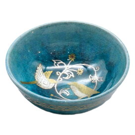 楽天市場】中村陶志人 九谷焼扁壷 平型 雪二雀図 T-220 [雪雀 花器 