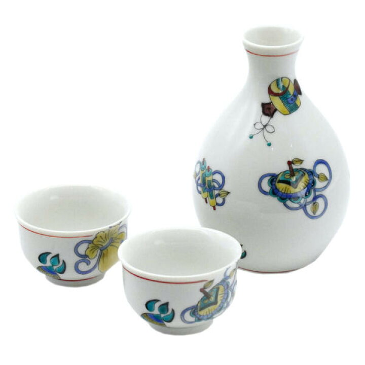 楽天市場】九谷焼 大志窯酒器揃（徳利＆盃セット）宝尽くし [晩酌揃 