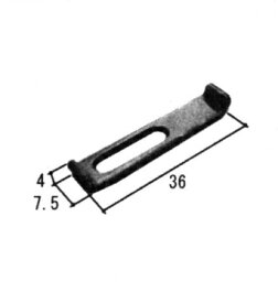 三協アルミ補修用部品 網戸 はずれ止め：はずれ止め(たてかまち)50個入[3K1157]【三協】【アミド】【アミ戸】【外れ止め】