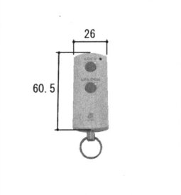 三協アルミ補修用部品 玄関ドア リモコン：リモコン[WD5456]【三協玄関ドア】【キーガル電気錠】【パッシブキー】【玄関用リモコン】