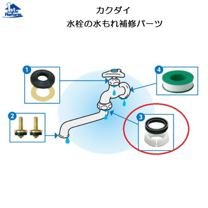 楽天市場】リフォーム用品 水まわり 水栓補修部品 水道補修用工具 