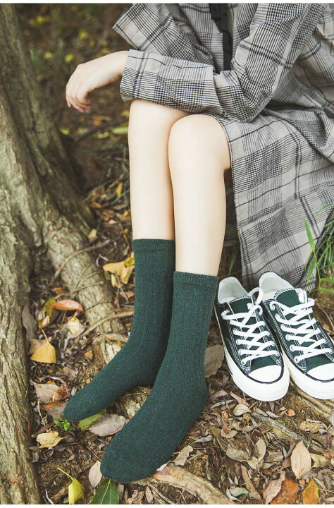 楽天市場 秋と冬のウールの靴下女性の暖かい厚手の靴下ハイコンテントカシミアソックス 混合色のスーツ3足セット靴下 レディース 厚手ソックス 抗菌防臭 秋冬 冷え性 北辰商店