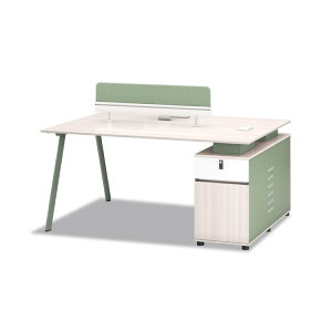 【受注生産商品】オフィスデスク パソコンデスク ワークデスク 片袖机 事務用デスク スチールフレーム トップパネル 配線孔付き PC収納 ナチュラル