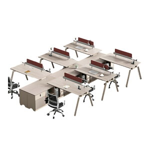 【受注生産商品】オフィスデスク メラミン化粧板 ナチュラルテイスト モダン感 スチール脚 デスクトップパネル コンセント取付可能 サイドキャビネット ダイヤル錠 ワインレ