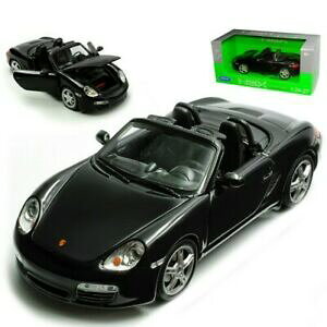 yzzr[@͌^ԁ@ԁ@[VOJ[ |VF{NX^[JuIubNfI[g~bhporsche boxster s 987 cabriolet ouverte noir 20042012 124 welly model auto mi