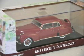 【送料無料】ホビー　模型車　車　レーシングカー リンカーンコンチネンタルブラウンgreenlight 86324 lincoln continental 1941 marron 143