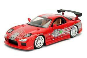 yzzr[@͌^ԁ@ԁ@[VOJ[ }c_XP[fjada toys 124 echelle de dom mazda rx7 fast amp; furious modele bn 98338