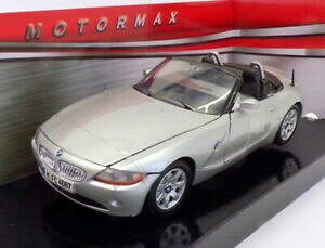 【送料無料】ホビー 模型車 車 レーシングカー モーターシルバースケールモデルmotor max 124 scale model car 73200 bmw z4 silver