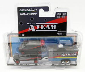 �y���������z�z�r�[�@�͌^�ԁ@�ԁ@���[�V���O�J�[ �X�P�[���`�[���Z�b�ggreenlight 164 scale 31060b a team 3 pce set chev, gmc amp; trailer