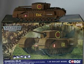 【送料無料】ホビー　模型車　車　レーシングカー コーギーチャーチルエスクスケールスコットランドcorgi cc60112 churchill mk iii esk 6th scots guards tank 1943 in 150 echelle