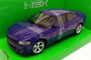 �y���������z�z�r�[�@�͌^�ԁ@�ԁ@���[�V���O�J�[ �X�P�[��welly 12427 scale 24079w 2016 dodge charger rt blue
